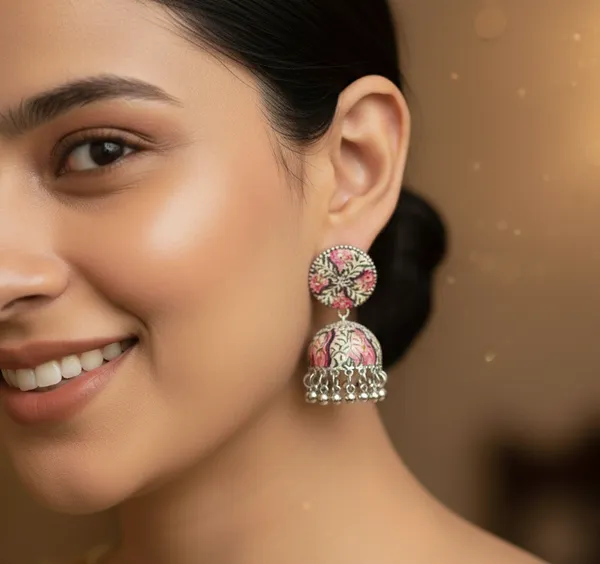 Multi_Chitrakala_Jhumka_Earrings_For_Women